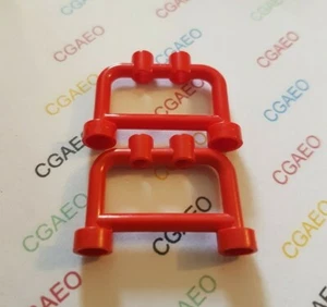 2x LEGO 4083 Bar 1x4x2 with Studs - Red - Picture 1 of 1
