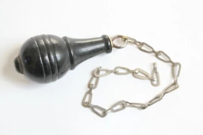 Tanque de inodoro antiguo tirador asa | baño decorativo victoriano inodoro armario tirar madera Foto 1 de 4