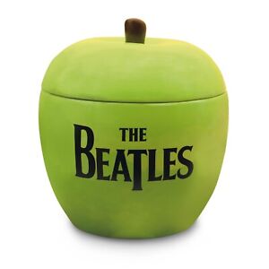 The Beatles Green Apple Ceramic Cookie Jar with Removable Lid Rock Music GB Eye