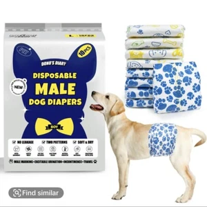 DONO Einwegwindeln für Männer, Hundewindeln Nässeindikator - Bild 1 von 8