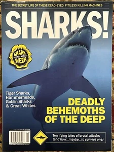 SHARKS Shark Week Magazine DEADLY BEHEMOTHS OF THE DEEP - Picture 1 of 1