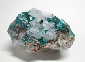 +++ Dioptas xx, Calcit -- Omaue Mine, Kaokoveld, Namibia +++ - Picture 1 of 3