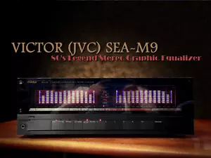 JVC SEA-M9 (VICTOR) 🌈Legendary🌈 Premium Vintage Stereo Graphic Equalizer - Picture 1 of 8