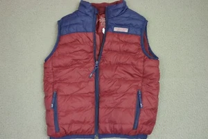 Vineyard Vines Down Puffer Jacket Boys Size 7 Full Zip With Pockets - Picture 1 of 13