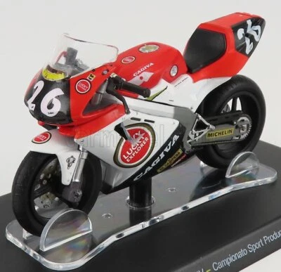 MODELLINO MOTO STATICO CAGIVA MITO N.26 VALENTINO ROSSI SP 1994 SCALA 1/18 - Immagine 1 di 3