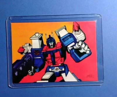 Transformers ACEO G1 ULTRA MAGNUS Sketch Card Print, Artist  Signed, G1, 1986! - Image 1 of 3