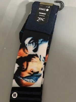 NUEVO CON ETIQUETAS Calcetines para Nieve Para Hombre Medianos 6-8.5 Stance Makaveli 2Pac OTC Performance Feel360 M Foto 1 de 2