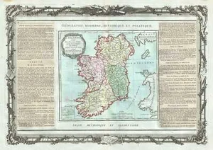 1786 Desnos and de la Tour Map of Ireland - Picture 1 of 1
