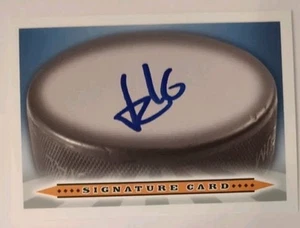 Tarjeta autografiada de Trevor Connelly Vegas Golden Knights extremo izquierdo novato - Imagen 1 de 1