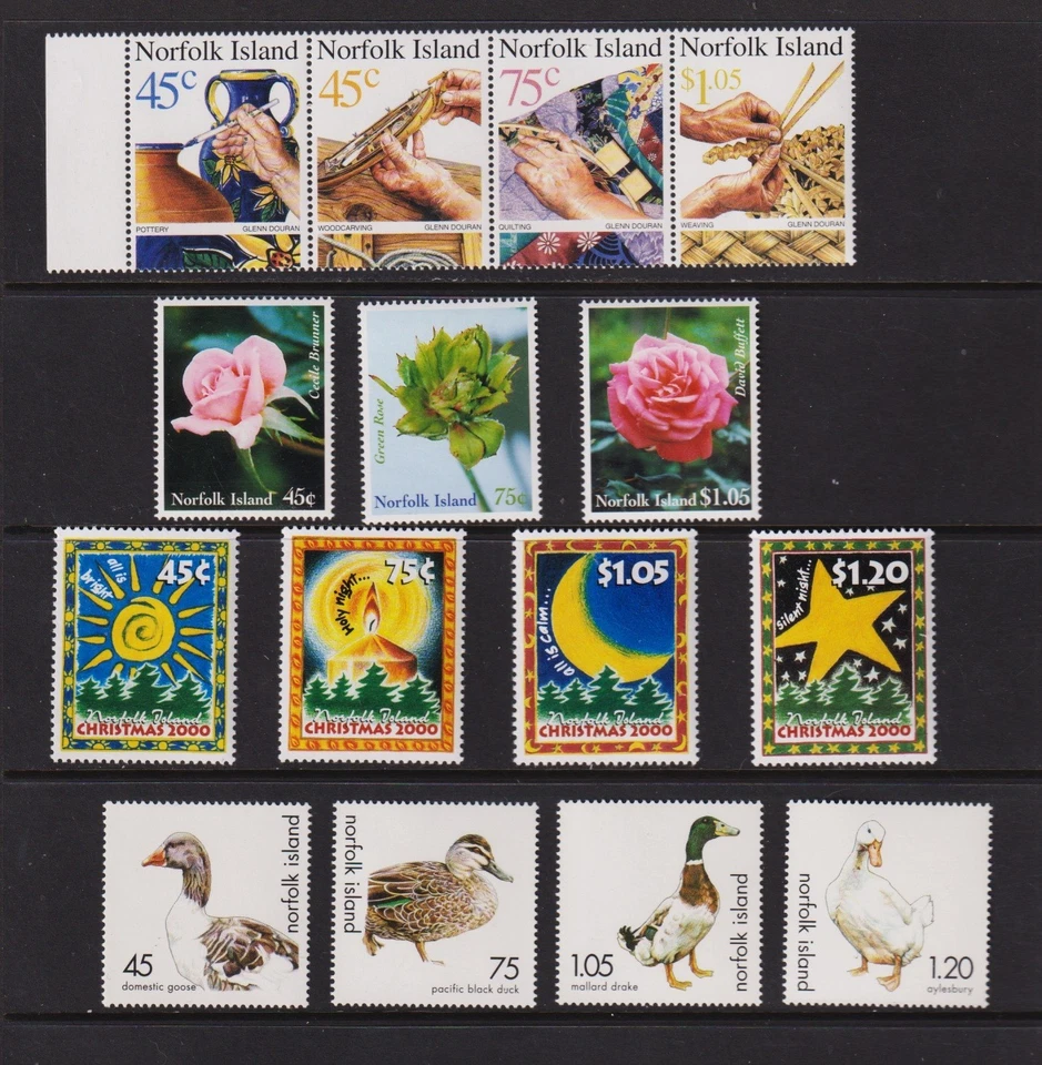 Isla Norfolk - Patos, Navidad, Rosas, Artesanías - gato. $24,75 Foto 1 de 1