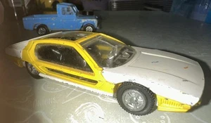 Dinky #189 Yellow Lamborghini Marzal Concept Car, 1/43 Made In UK From 1972-1974 - Picture 1 of 21