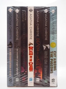 Agatha Christie Poirot Series 7 Books Collection Box Set Sealed - Picture 1 of 6