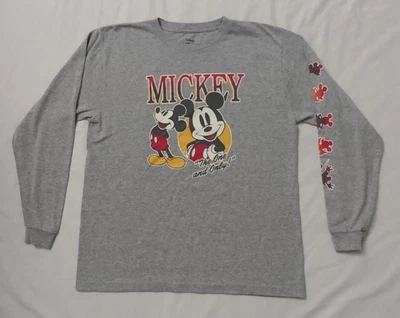 CAMISETA NIÑO MICKEY MOUSE MANGA LARGA XL GRIS Foto 1 de 3