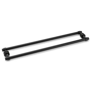 Portals Concerto 24" C/C Back-to-Back Towel Bar - Matte Black - Picture 1 of 1