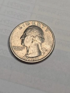 1977 D Washington Quarter Filled In Mint Mark - Picture 1 of 2