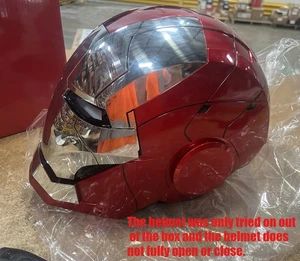 Casco Iron Man MK5 usado máscara controlada por voz autotransformada utilería con disfraces - Imagen 1 de 4