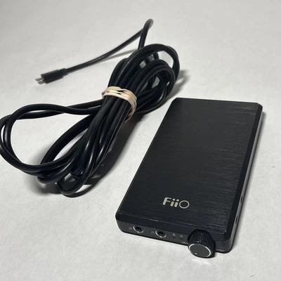 FiiO E12 Mont Blanc Portable Headphone USB Amplifier Black W/ USB Cable Tested - Image 1 of 4