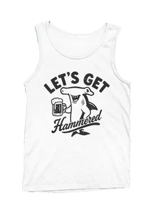 Hammerhead Shark Beer Pun Herren Tank Top - Bild 1 von 6