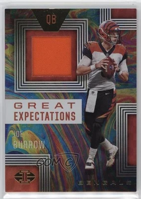 2020 Panini Illusions Great Expectations Relics Joe Burrow #GE1 Rookie RC - Image 1 of 2