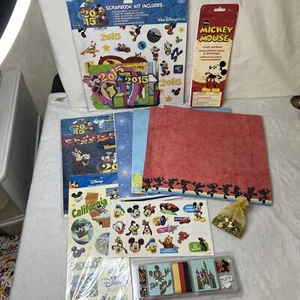 Walt Disney World 2015 Scrapbook Kit 12x12 Pages Stickers Frames Plus Extras New - Picture 1 of 24