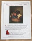 William Mason Brown gallery exhibition ad 1998 vintage modern art magazine print