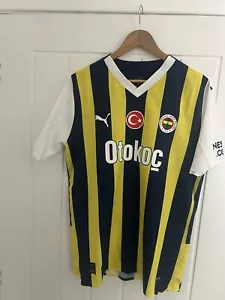 Samet Akaydin Fenerbahçe Signed Match Issued Home Shirt With Coa - Picture 1 of 5
