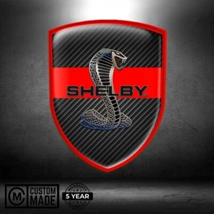 Shelby Sticker | Fender Badge Decal | Side Logo Trunk Bumper Laptop etc. - Bild 1 von 7