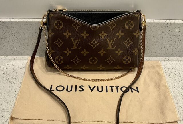 cloth crossbody bag Louis Vuitton Brown in Cloth - 14762351