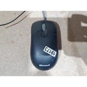 Microsoft Basic V1.0 1094 Optical Mouse Black Wired USB 3-Button Scroll Wheel - Picture 1 of 6