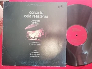 QUARTETTO GIORGIO GASLINI Concerto della Resistenza LP 1974 MINT- ITALY - Imagen 1 de 2