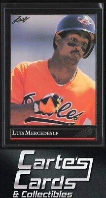 Luis Mercedes 1992 Leaf #130 Black Gold Baltimore Orioles - Image 1 of 2