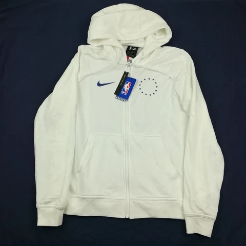 Philadelphia 76ers Hoodie Nike Full Zip Sixers Sweatshirt Womens Large $75 Cover
