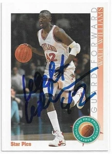 WALT WILLIAMS Autographed Signed 1992 Star Pics card #71 Maryland Terrapins COA - Picture 1 of 1
