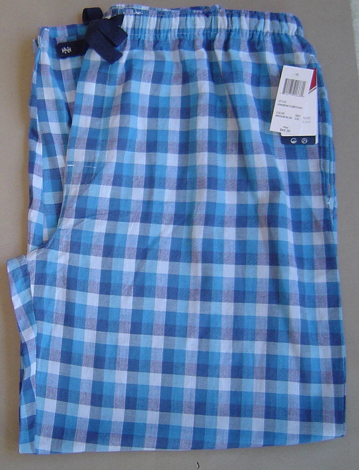 NUEVO SIN ETIQUETAS $45 IZOD ADVANCE 2XL PIJAMA PANTALONES DE SALÓN Azul Medio Absorbente Suave Tacto Foto 1 de 1