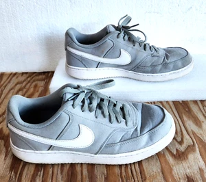 Nike Court Vision Sneakers Low Top Shoes Smoke Gray Men's Size 9.5  DB7779 001 - Picture 1 of 11