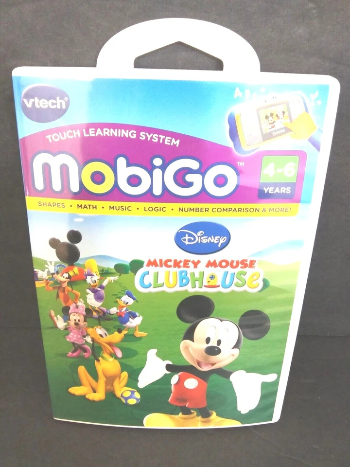 Vtech Mobigo Touch Learning System Case And Manual ONLY Mickey Mouse Clubhouse - Image 1 of 4
