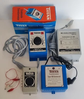 4 TRAFOS TITAN TRANSFORMATOR EISENBAHN MODELTRENO BAHNSCHALTGERÄT MODELLBAU 108 - Bild 1 von 4
