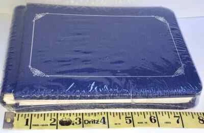 Álbum Creative Memories azul real con adornos plateados 5x7 Foto 1 de 4