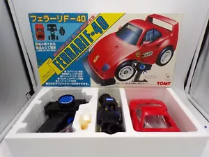 Vintage 1988 Tomy Japan RC Ferrari F-40 Rosso Super Kit NOS Tyco Taiyo Nikko - Foto 1 di 9