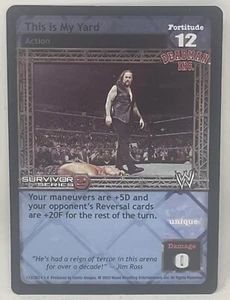 WWE Raw Deal CCG This is My Yard Survivor Series 2 Lightly Played Undertaker - Picture 1 of 4