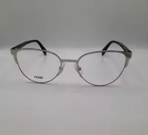 Fendi FF 0320 010 Silber Braun Metall Optik Brille Brillengestell 53-18-140 RX - Bild 1 von 5