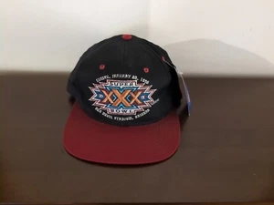 Vintage 1996 Super Bowl XXX Team NFL Snapback Hat Cap New Tags Cowboys Steelers - Picture 1 of 4