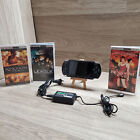 Sony PlayStation Portable PSP-1001 Black + Charger + 3 UMD