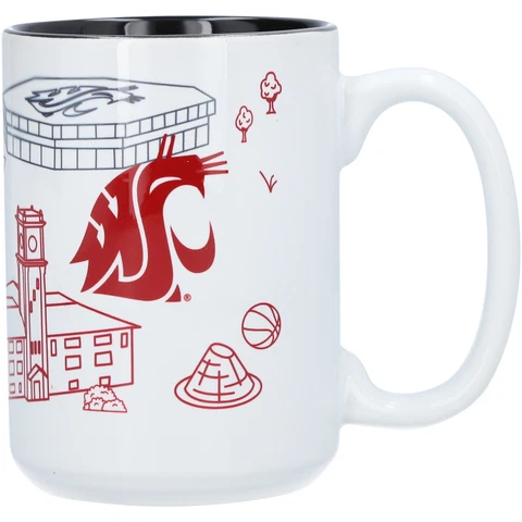 Washington State Cougars 15oz. Campus Mug Cover