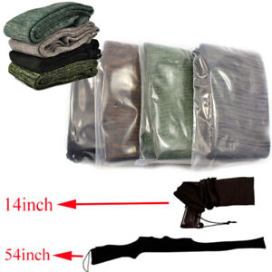 54" / 14" Silicone Treated Gun Sock Rifle Shotgun Pistol Handgun Storage Sleeve