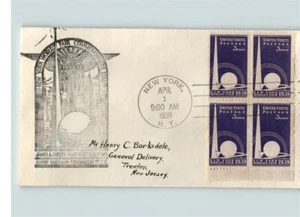 1939 New York World's Fair, # 853, April 1, 1939 First Day of Issue - Picture 1 of 1