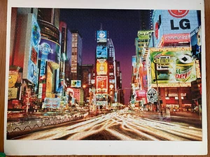 Buffalo Games New York Times Square 2000 Piece Jigsaw Puzzle 100% COMPLETE - Picture 1 of 2