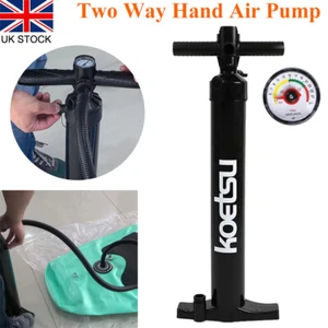 Kayak Air Pump Manual Pump with Pressure Gauge Hand Pump for Stand up Paddle UK - Picture 1 of 11