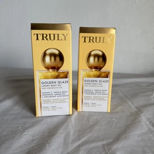 2 Stück Truly Beauty Truly Golden Glaze Luxus Körperöl 90 ml 3,1 fl. oz neu im Karton - Bild 1 von 3
