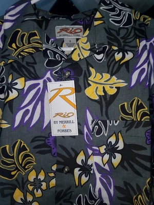 Men's Hawaiian Shirts - Rio by Merrill & Forbes Small - Image 1 of 3